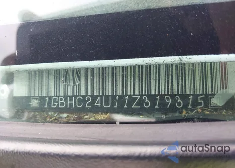 2001 Chevrolet Silverado C2500 Heavy Duty из США, поврежденный, VIN 1GBHC24U11Z319315